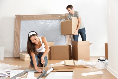 Packing services for homes in Archway with organised moving boxes
