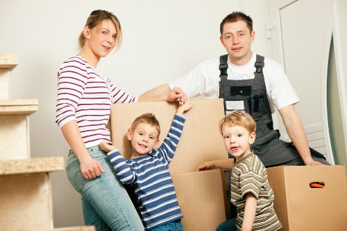 Furniture pick-up service for a home in Archway with bulky items ready for removal