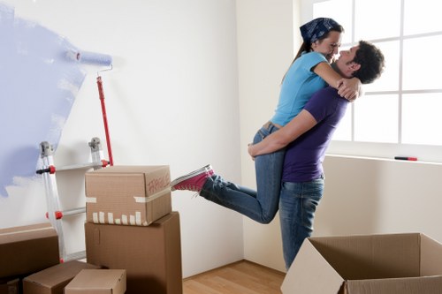 Moving team handling business relocation logistics in Archway