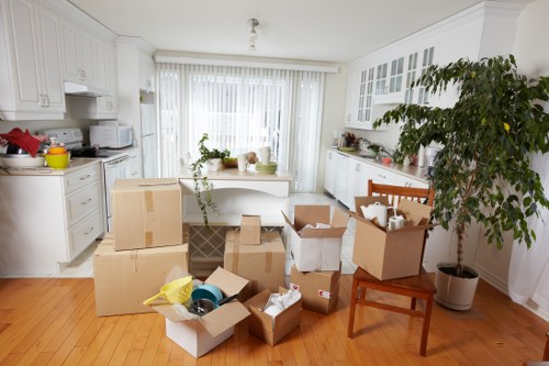 Moving truck ready for a local move in Archway