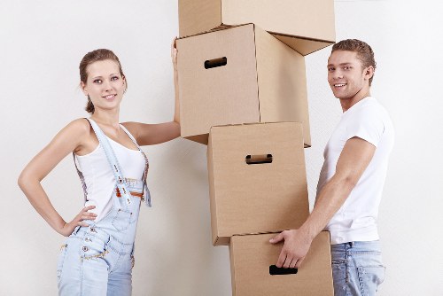 Van removal service handling household items in Archway