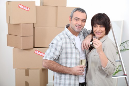 Archway moving van helping with residential and business transport