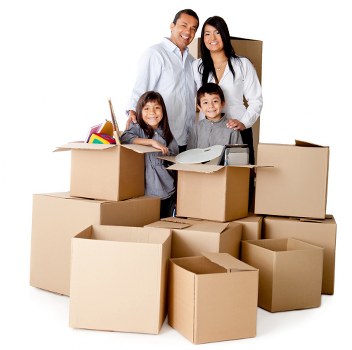 Packing and transport support for a flat move in Archway